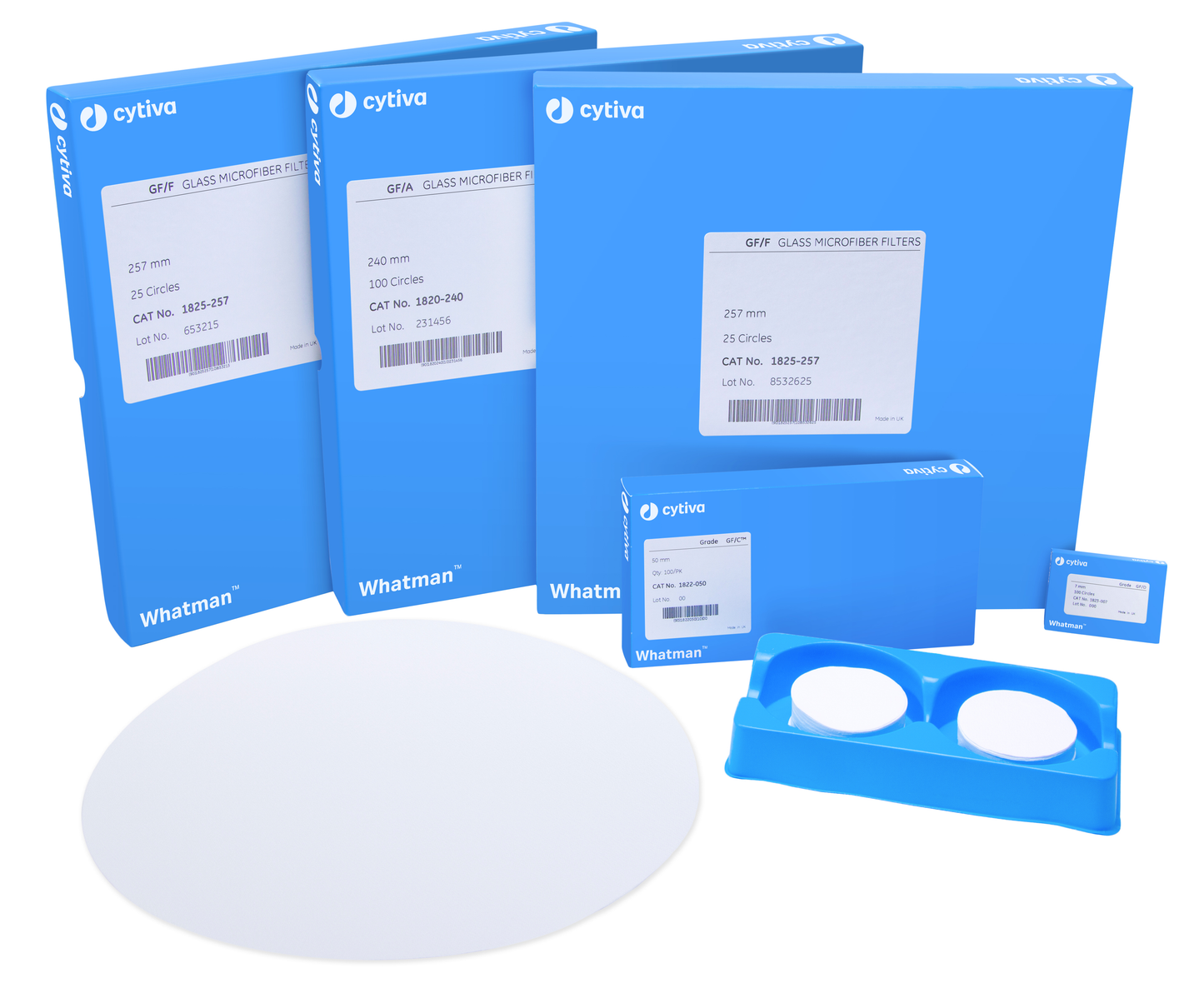 Whatman Grade GF/A Fine Retention Filter, 37 mm circle 100/pk