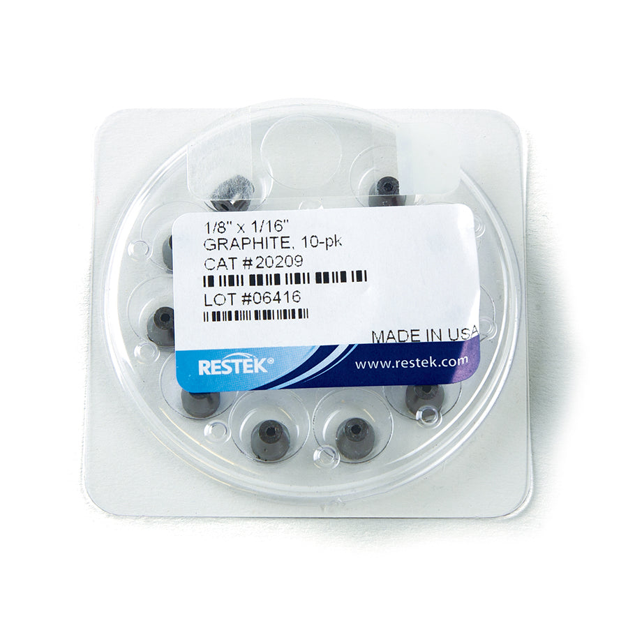 Ferrule, Graphite Reducing, 1/8" to 1/16", 10/pk