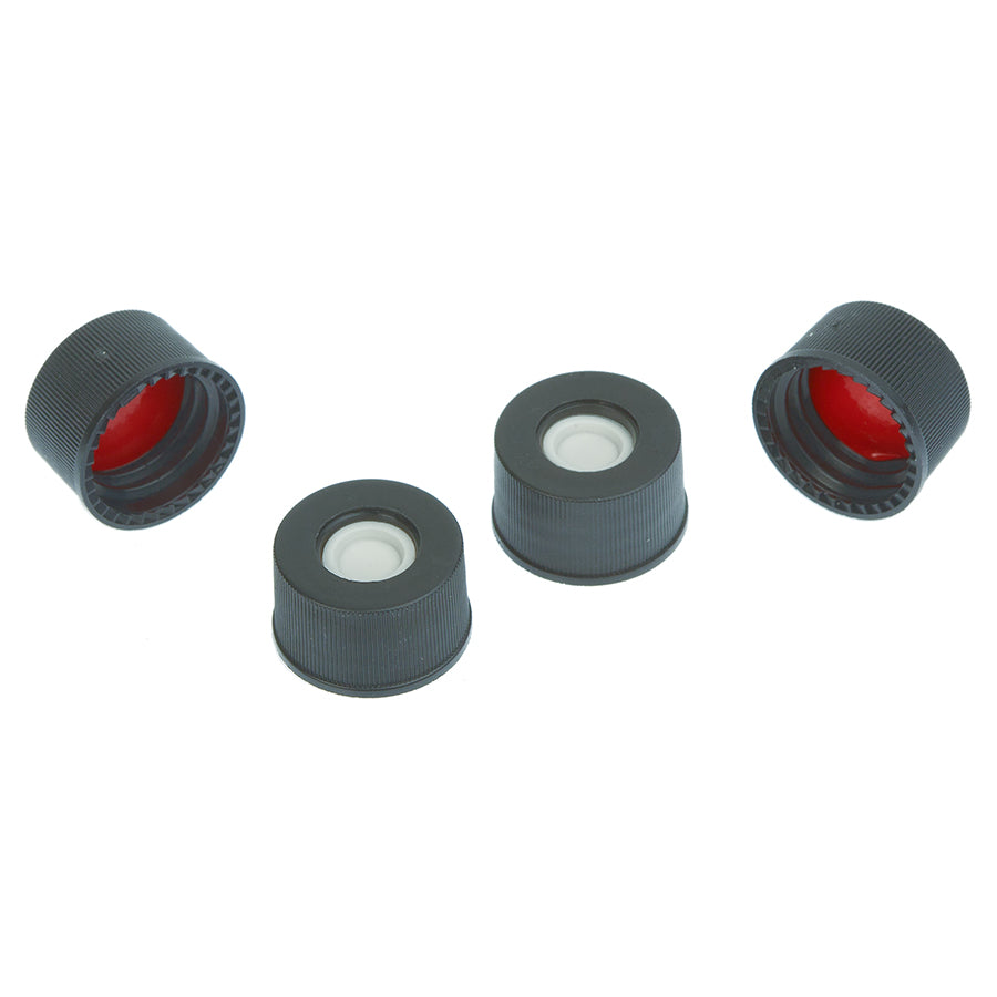 4.0 mL WISP 48 Screw-Thread Top Hat Caps and PTFE/Silicone Septa, 100/pk