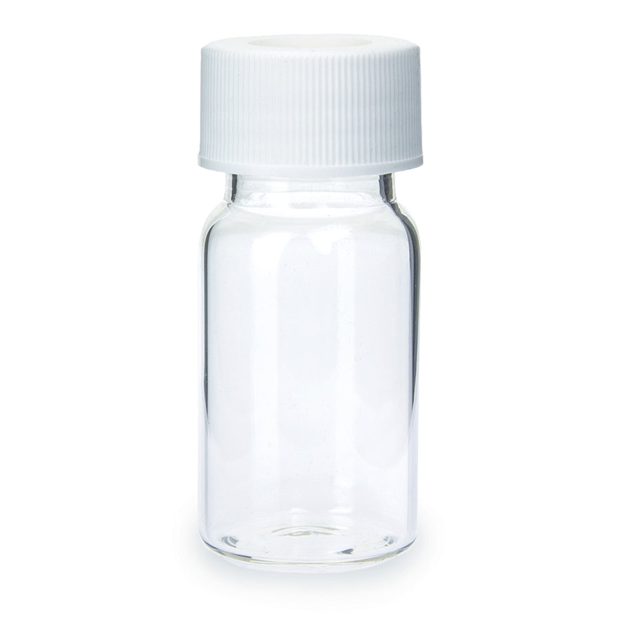 Pre-Cleaned VOA vials, 20ml CLEAR Pre-Cleaned VOA vials Open Top with 0.125" PTFE/Silcone Septa, 72/pk