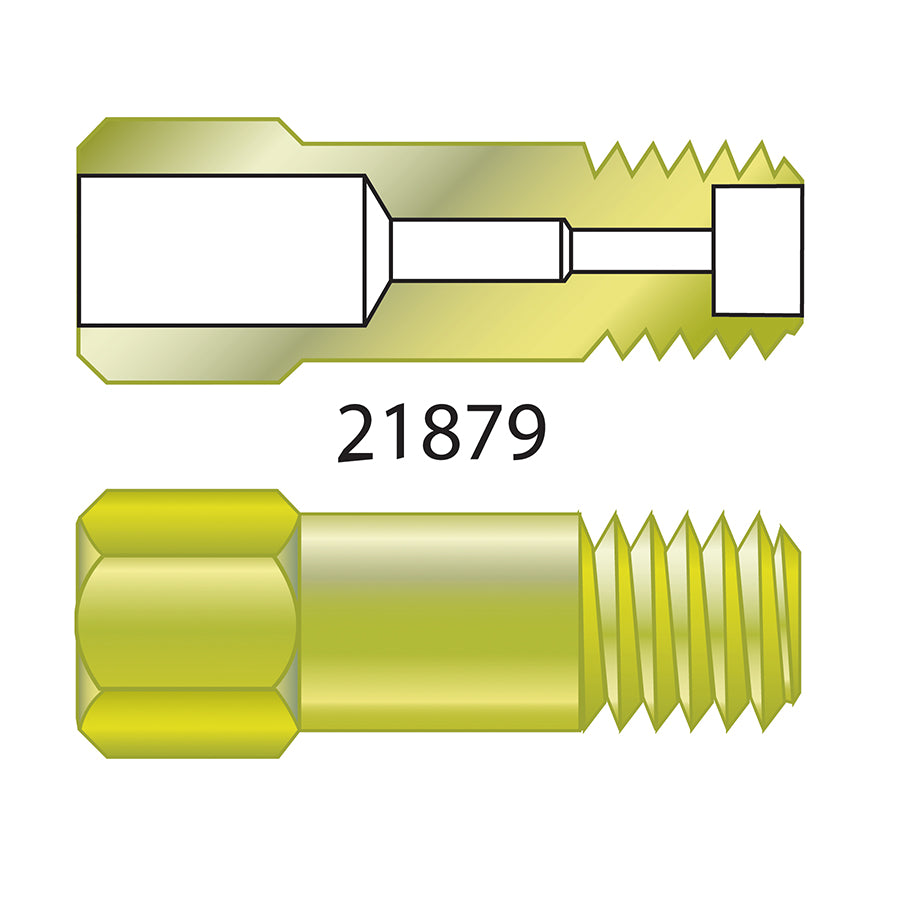 Capillary Column Nut, Brass, for use with Standard 1/16" Type Ferrules, for Agilent GCs (Except Intuvo); PerkinElmer Clarus 590/690 and GC2400 GCs; Thermo TRACE 1300/1310 and 1600/1610 GCs, 2/pk