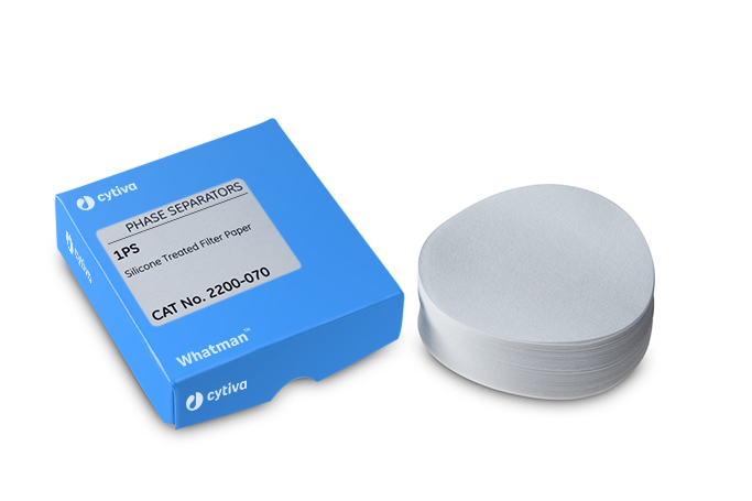 Whatman 1PS Phase Separator for Solvent Extraction, 125 mm circle 100/pk