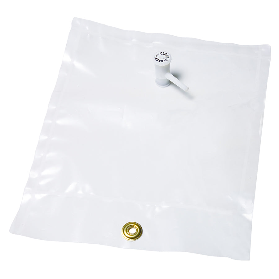 Tedlar Bag w/single polypropylene valve & septum fitting 1 L capacity, 7" x 7", 10 bags per pack
