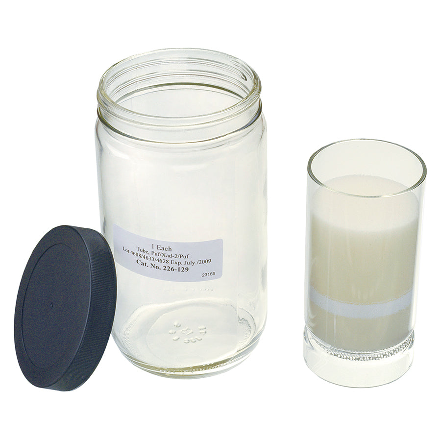 Large PUF/XAD Cartridge, 65mm OD x 125mm length, 25mm PUF/10g XAD-2/50mm PUF