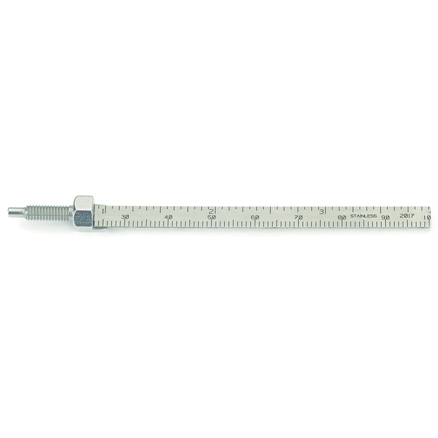 Capillary Installation Gauge for older Thermo Scientific TRACE GCs, Focus SSL, and PTV injectors (using M4 ferrules)