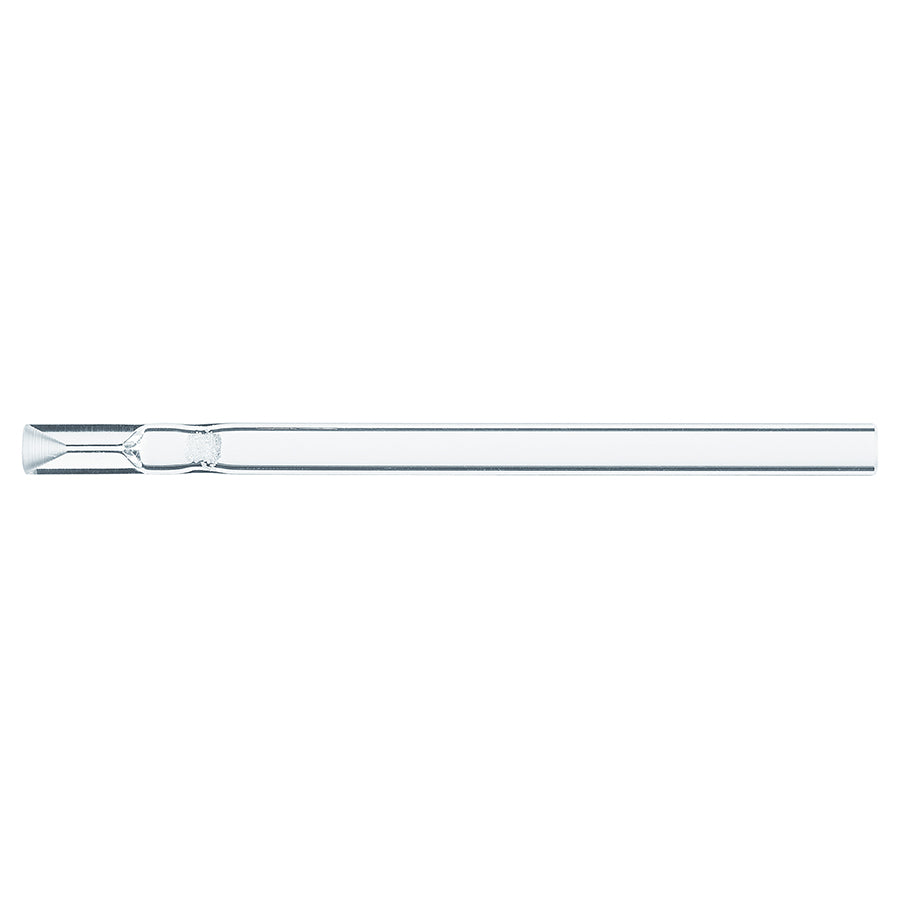Fritted Single Taper (Gooseneck) Liner 3 mm x 5.0 x 80 for ATAS GCs, Standard Deactivated, 5/pk
