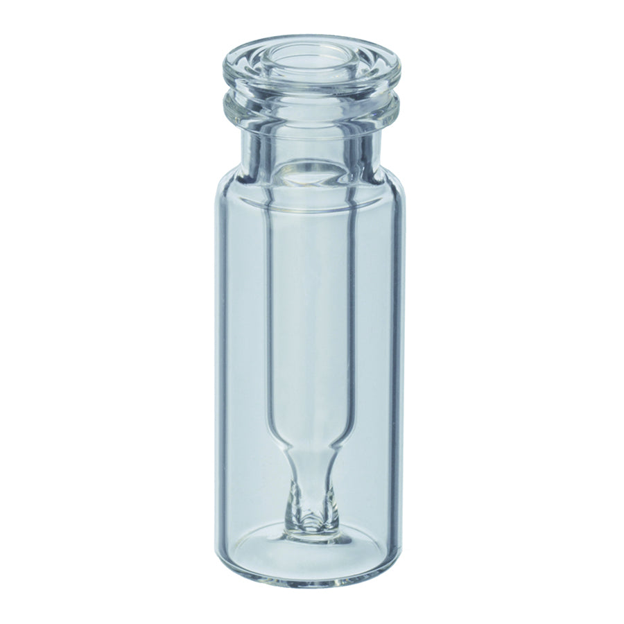 300 uL, 11 mm Crimp-Top/Snap-Top Interlock Vials, Clear, 100/pk