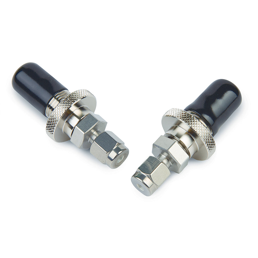 Click-On In-line Super Clean Connectors, 1/8" Stainless Steel, 2/pk