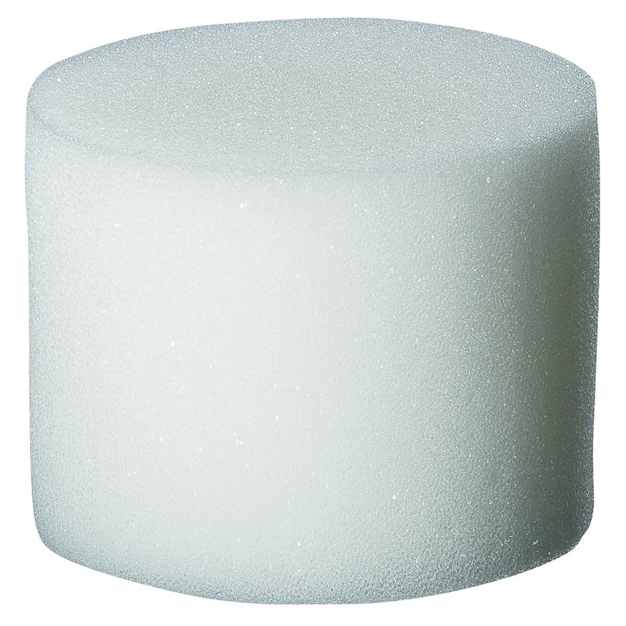 Large PUF Plug, unwashed, 6cm OD x 5.1cm length, 10/pk
