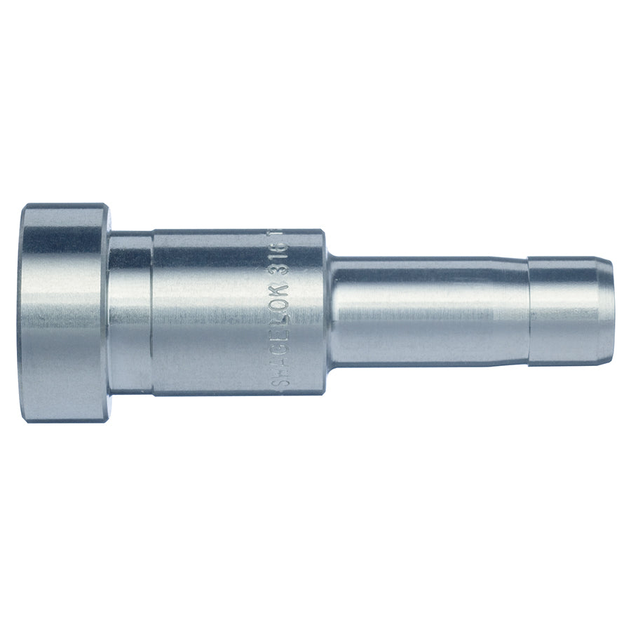 Swagelok Fitting, Stainless Steel, 1/4" VCO to 1/4" Tube Adaptor, 2/pk