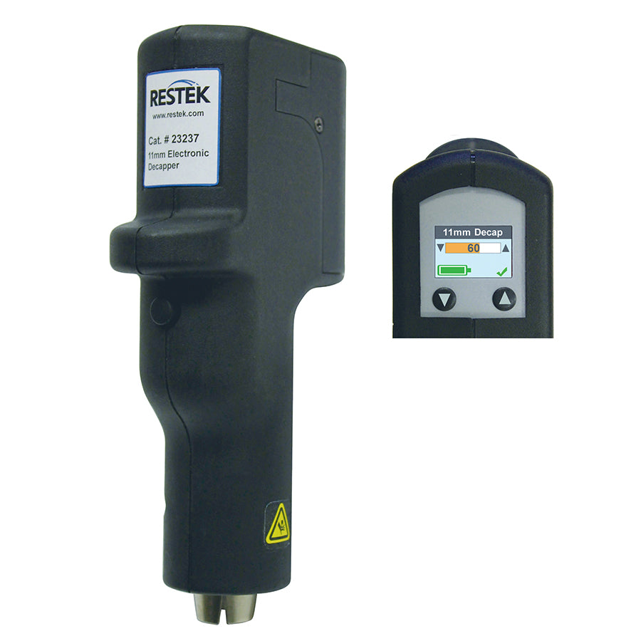 11mm Electronic Decapper, Rechargeable, kit includes: charger with Universal Plug Set, with OLED display screen