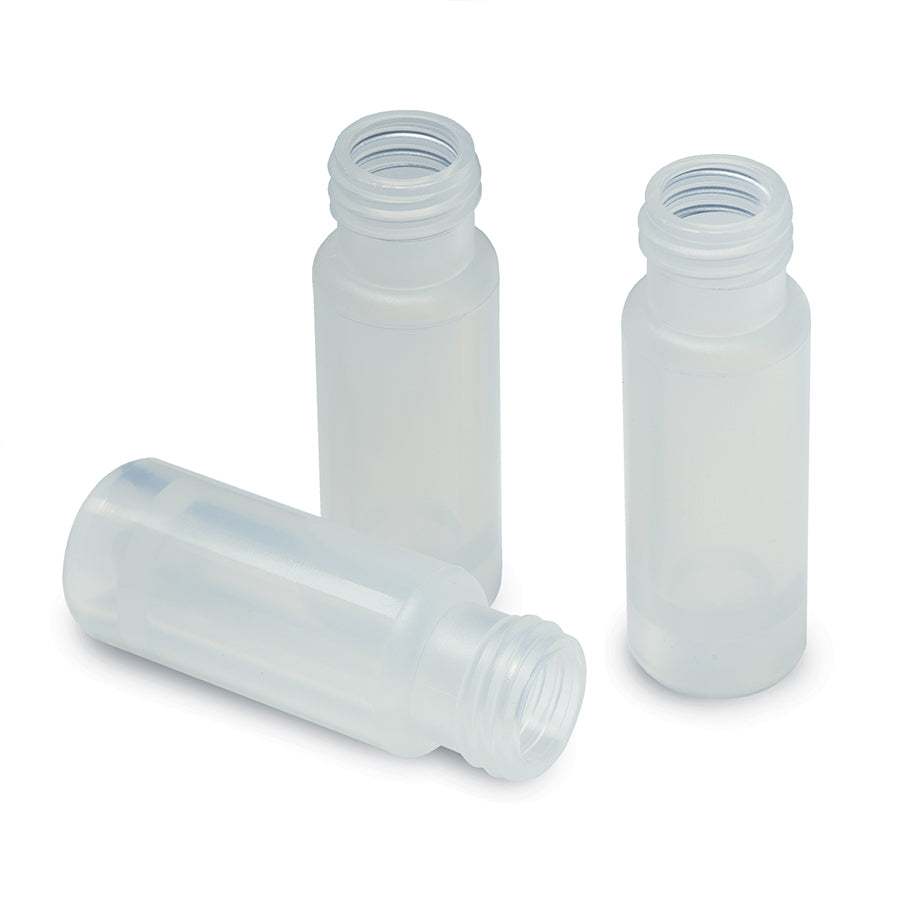 Limited-Volume Screw-Thread Polypropylene Vials, 9 mm, 700 µL, 12 x 32 mm, 100/pk