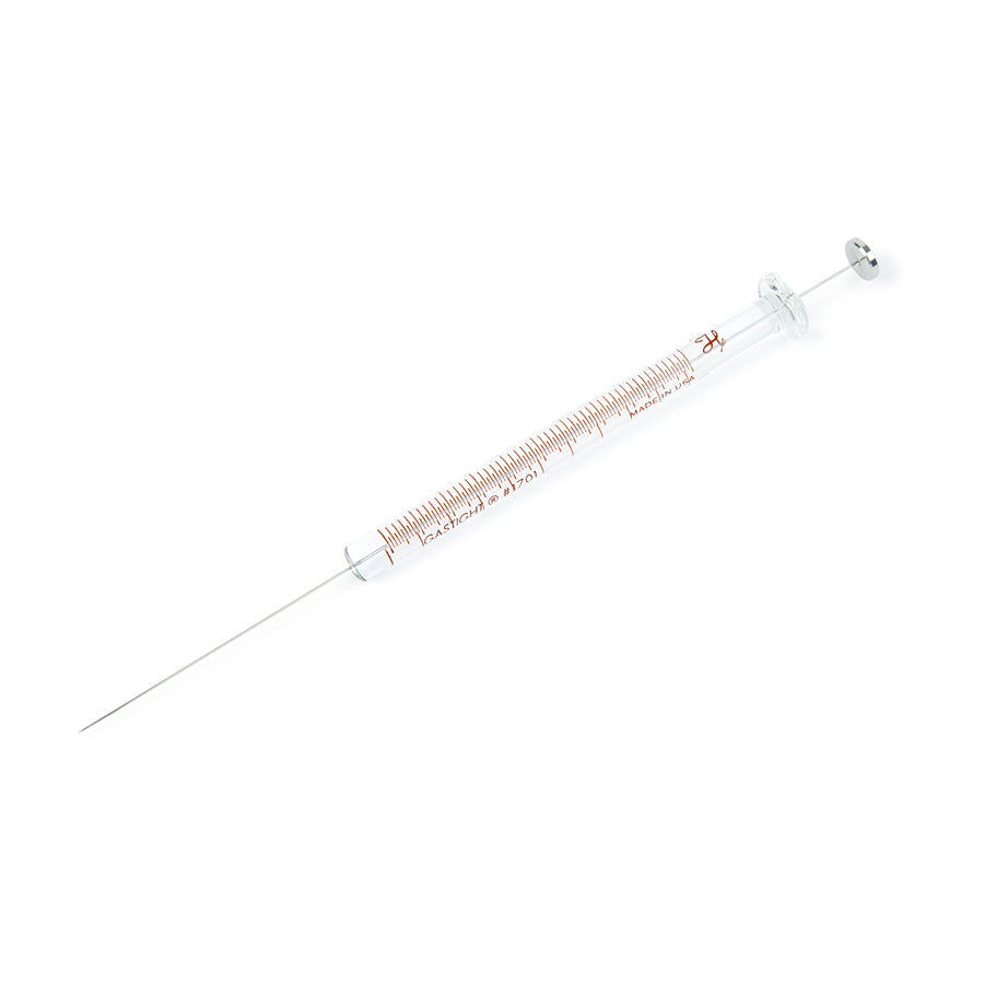 Syringe, Hamilton 1701 (10uL/N/26s/2"/2pt), PTFE Tip, Gas-Tight