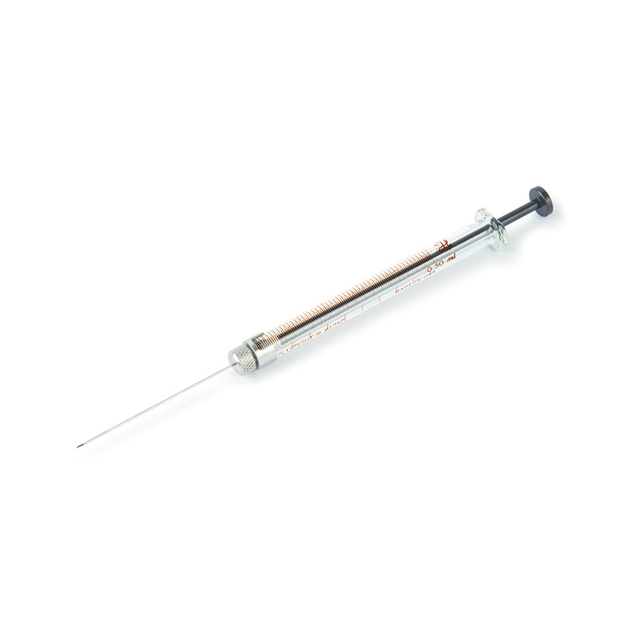 Syringe, Hamilton 1750 (500uL/RN/22/2"/2pt), PTFE Tip, Gas-Tight