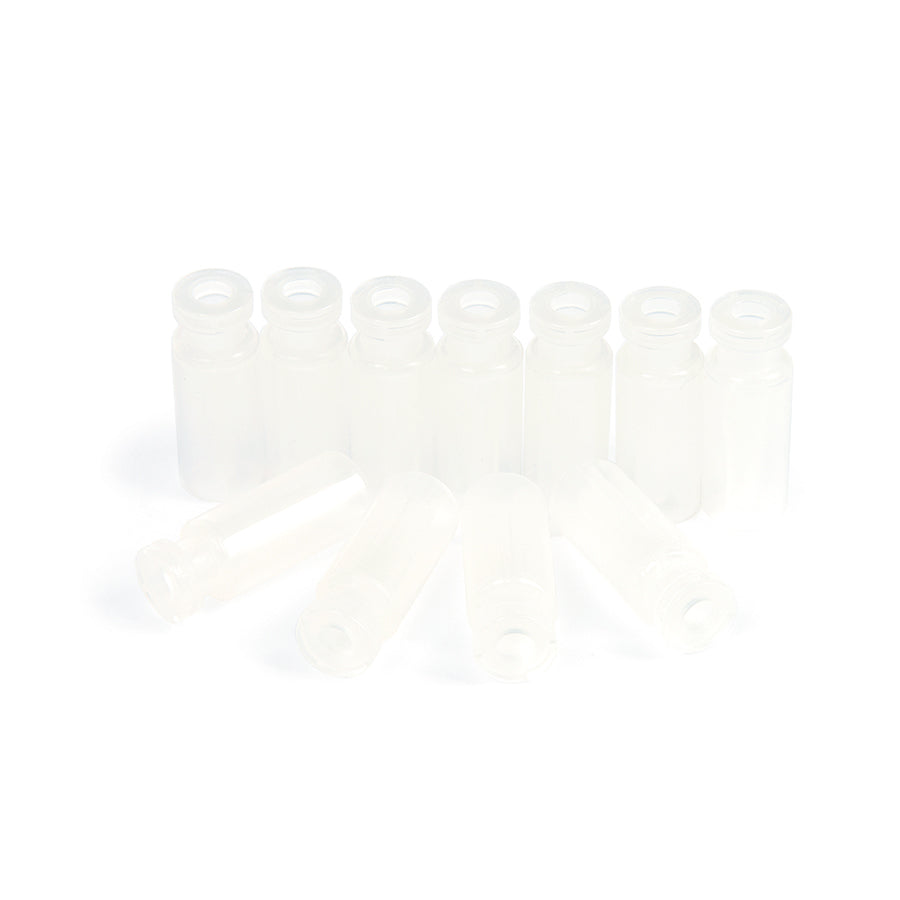 2.0 mL Crimp-Top Plastic Vial with 100 μL Polypropylene Insert, 1,000/pk