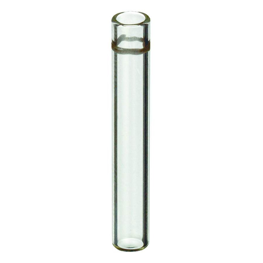 Vial Inserts, 250ul Glass Flat Bottom w/ID Ring, For SO Screw & Crimp, 1,000/pk
