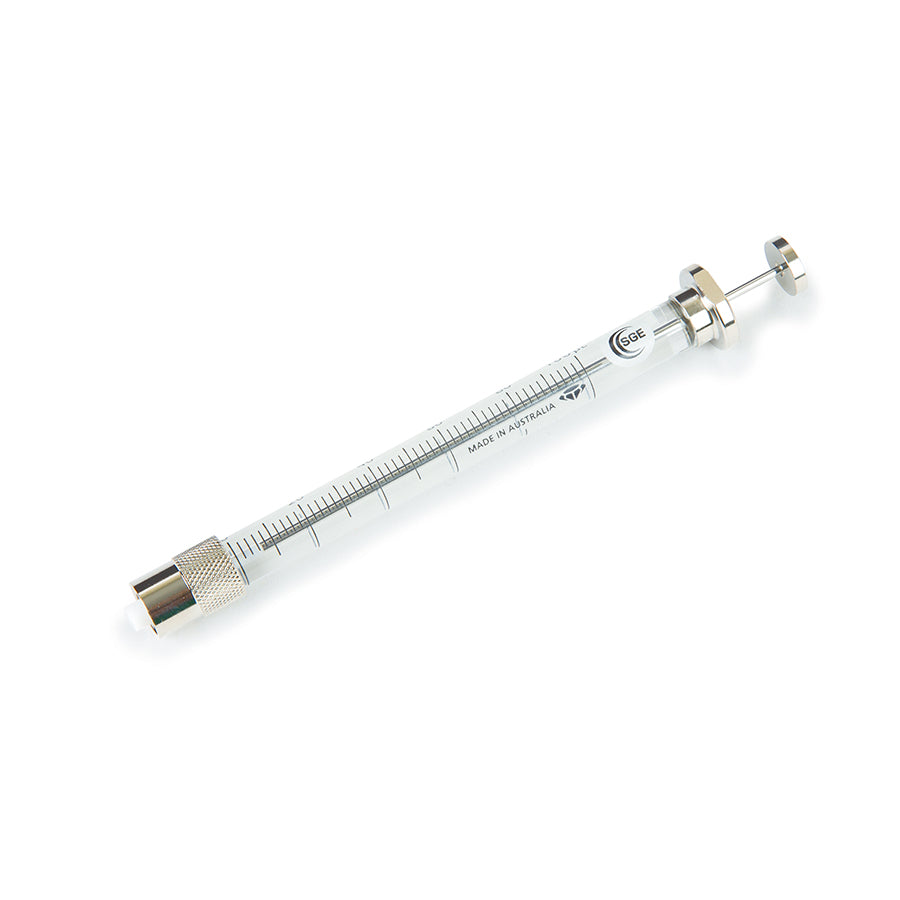 Syringe, SGE 100F-LL-GT (100uL/LL), PTFE Tip, Gas-Tight