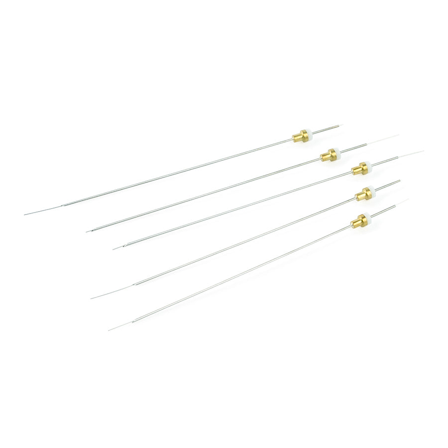 Syringe Needle, PTFE Tip, Gas-Tight, SGE (25-500uL/25/50mm/2pt), for Removable Needle Syringes, 5/pk