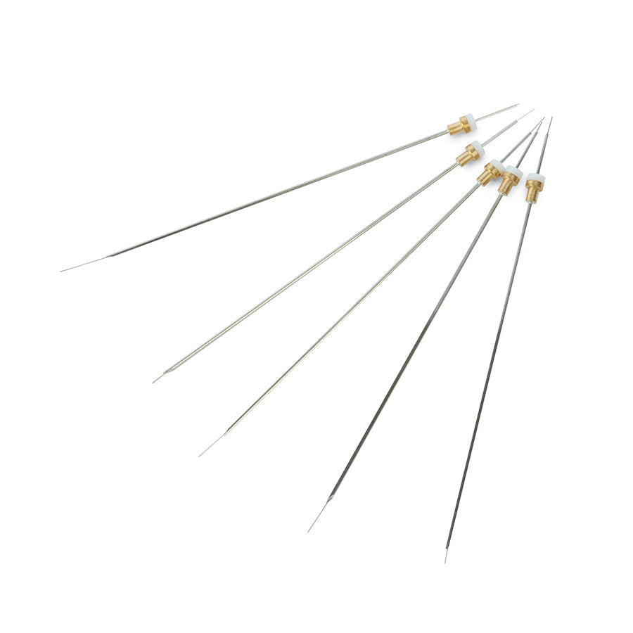 Syringe Needle, PTFE Tip, Gas-Tight, SGE (25-500uL/23/50mm/2pt), for Removable Needle Syringes, 5/pk