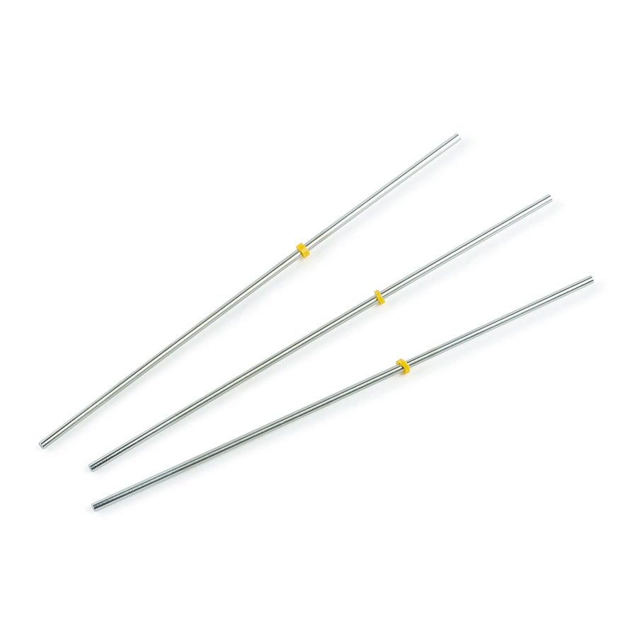 Capillary Tubing, SS, 1/16"OD x 0.007 ID x 10cm L, yellow, 3/pk