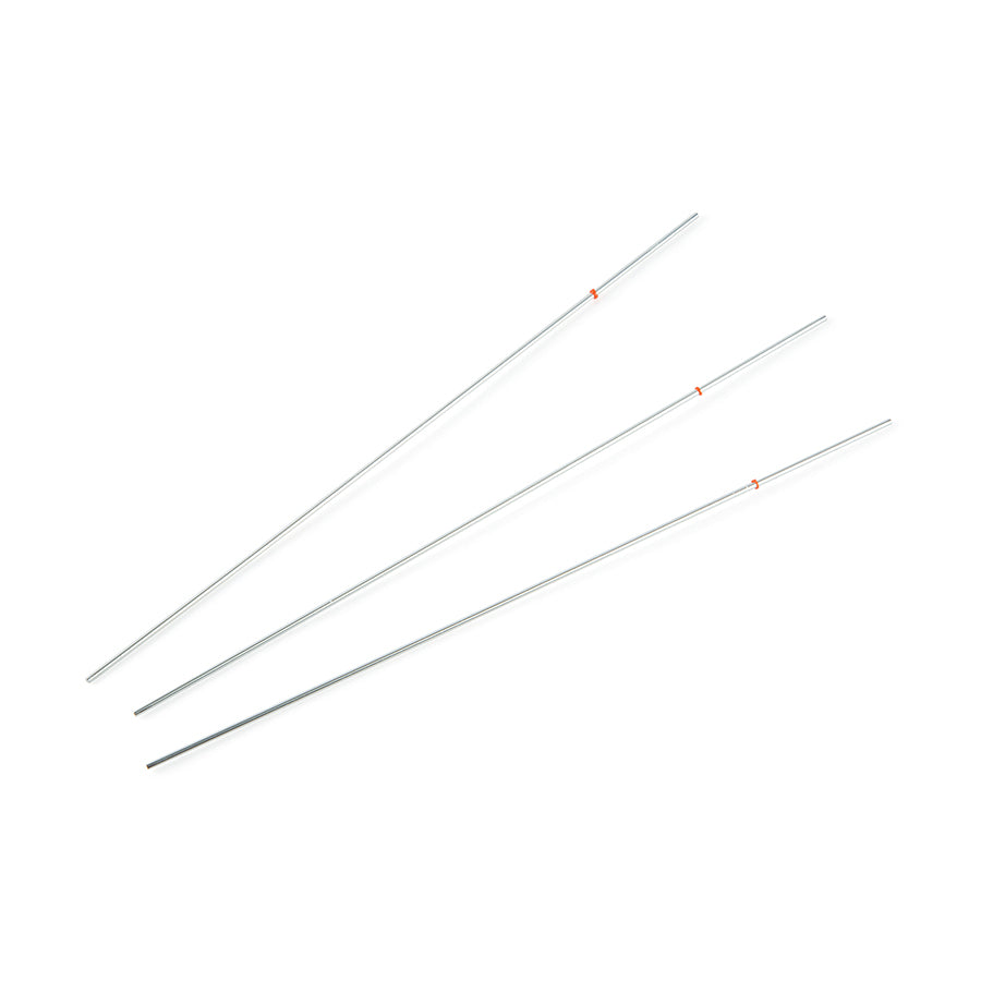 Capillary Tubing, SS, 1/16"OD x 0.02 ID x 20cm L, orange, 3/pk