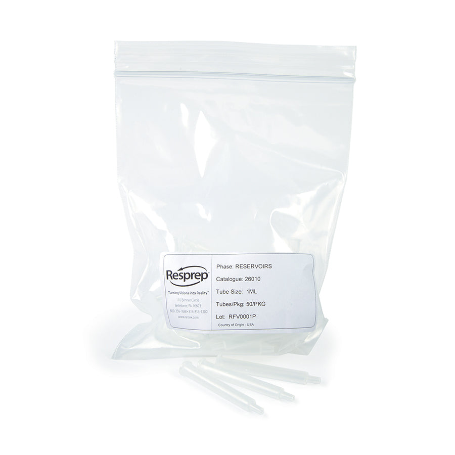 SPE Empty Tubes, 1 mL, polypropylene, 50/pk