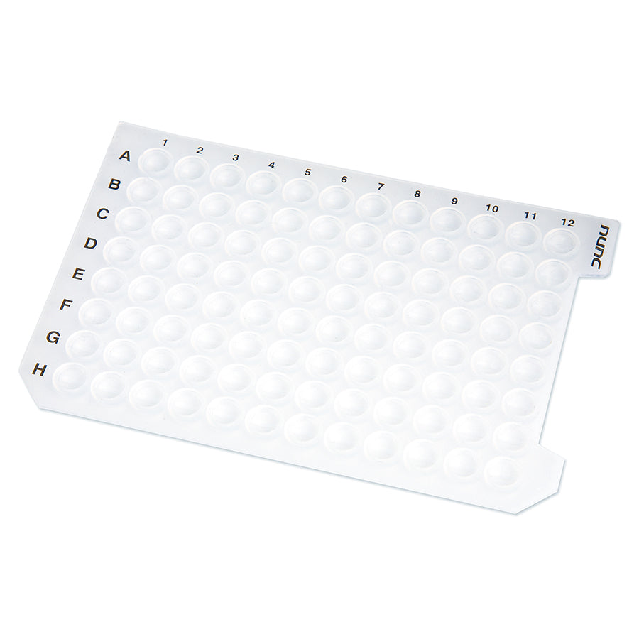 Well Plate Sealing Mat, For 0.45, 1.3, 2.0mL Plates, Non-Sterile, Pre-Slit, Natural Silicone, Case of 50