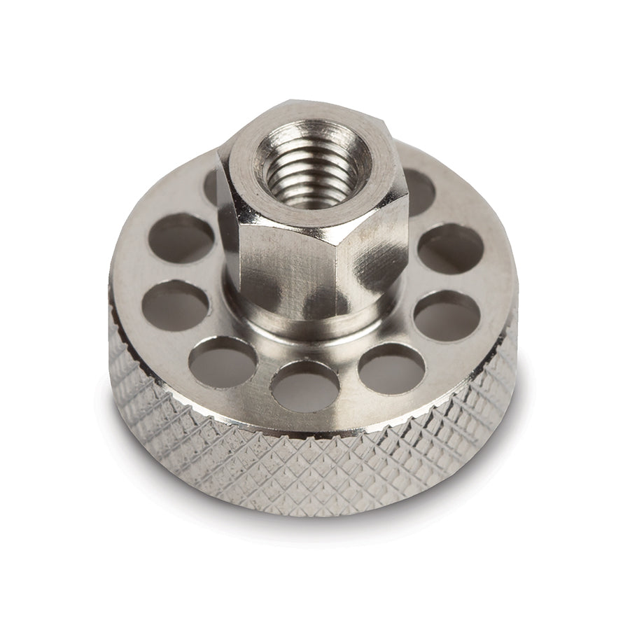 Hot Swap Column Nut for 1/16” Fittings for Agilent GCs (Except Intuvo); PerkinElmer Clarus 590/690 and GC2400 GCs; Shimadzu 17A, 2010, 2010 PLUS, 2014, and 2030 GCs; Thermo TRACE 1300/1310 and 1600/1610 GCs