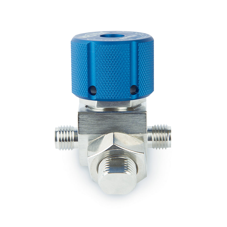 2 Port RAVEn -Siltek SS, 1/4" Diaphragm Valve - Siltek Treated Stainless Steel, for Entech canisters