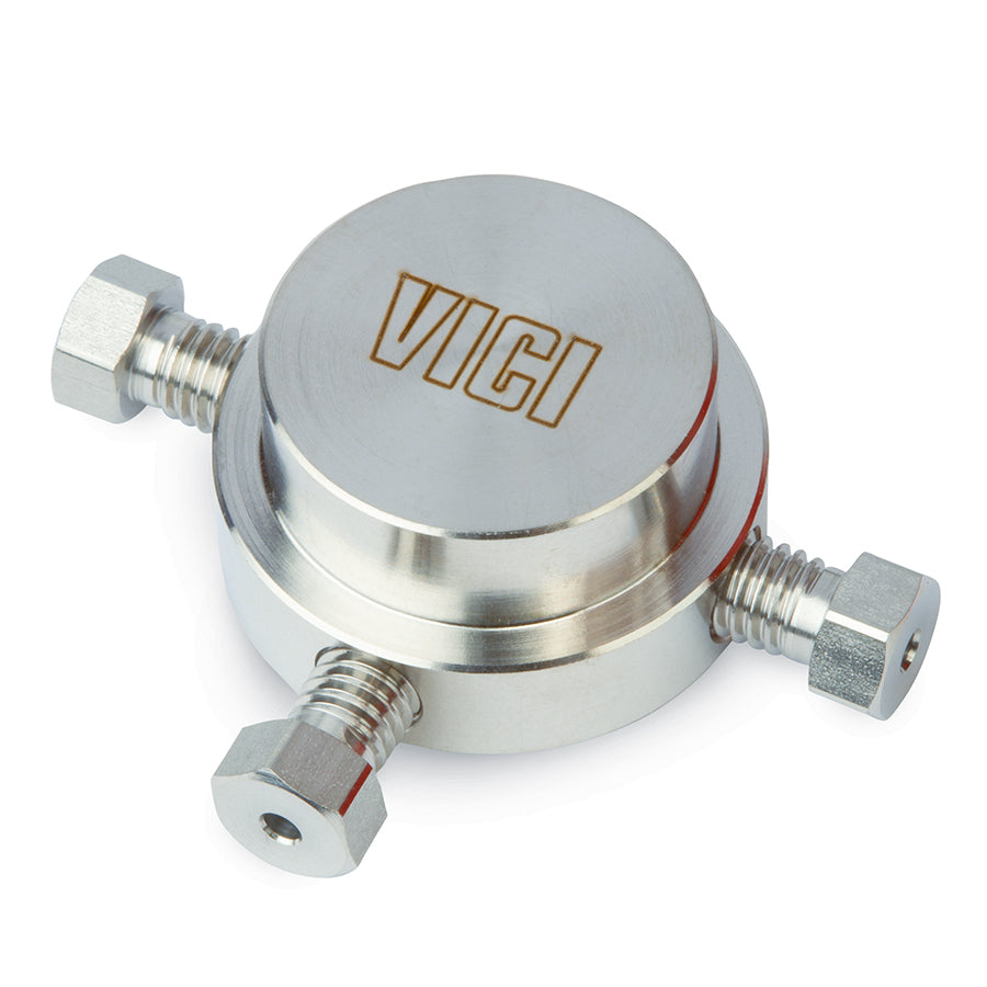 SS Valco Tee for UHPLC, 0.50mm Bore, 1/16", 10-32, 20,000psi, ea.