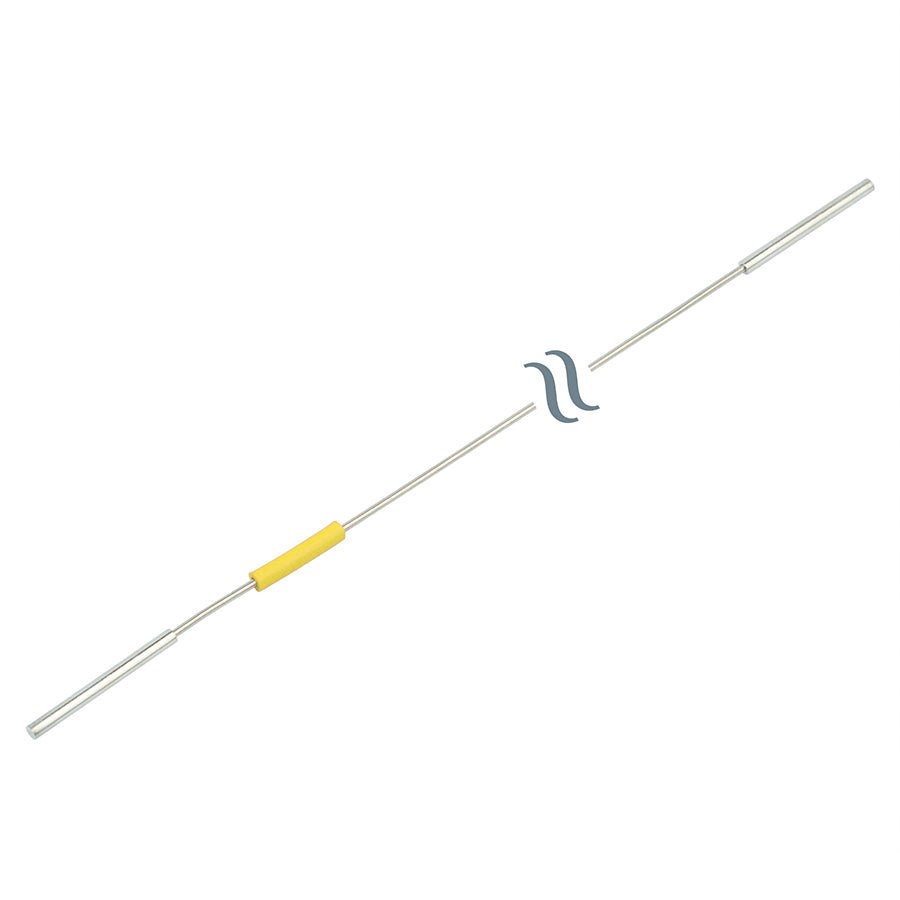 SS Tubing, 1/32" OD, w/1/16" Ends, 0.007" ID, yellow, 800 mm, ea.