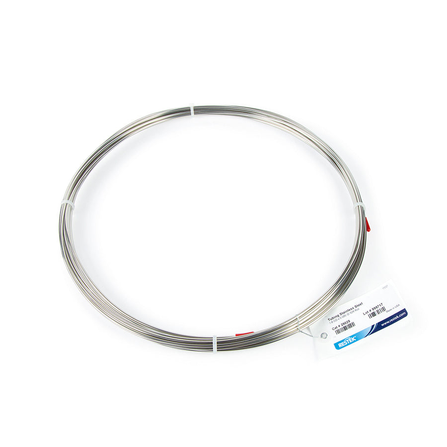 Tubing, Stainless Steel, 304SS Rinsed and Cleaned, 0.085" ID x 1/8" OD, 50ft Roll