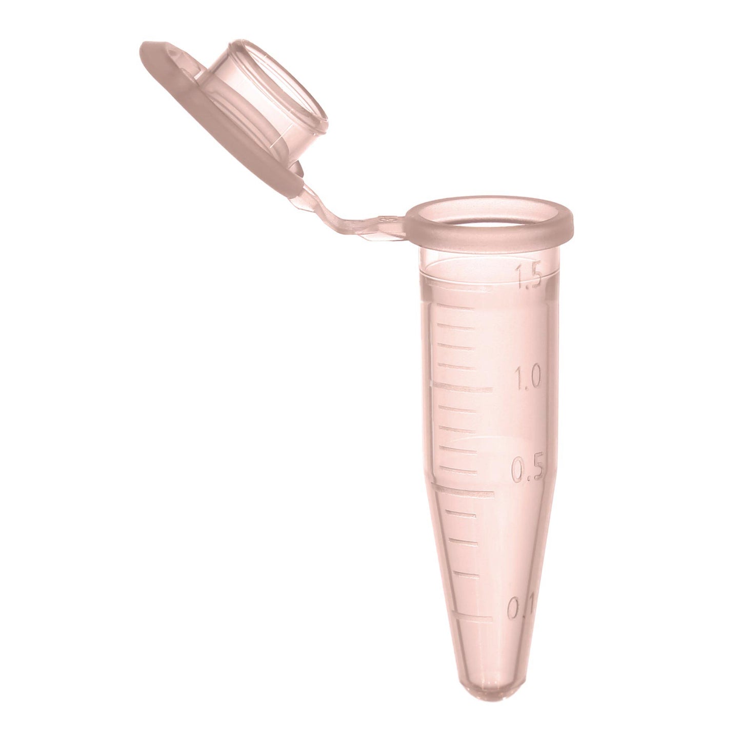 Seal-Rite™ 1.5 mL Graduated Microcentrifuge Tube, Red, Polypropylene, 500/Bag