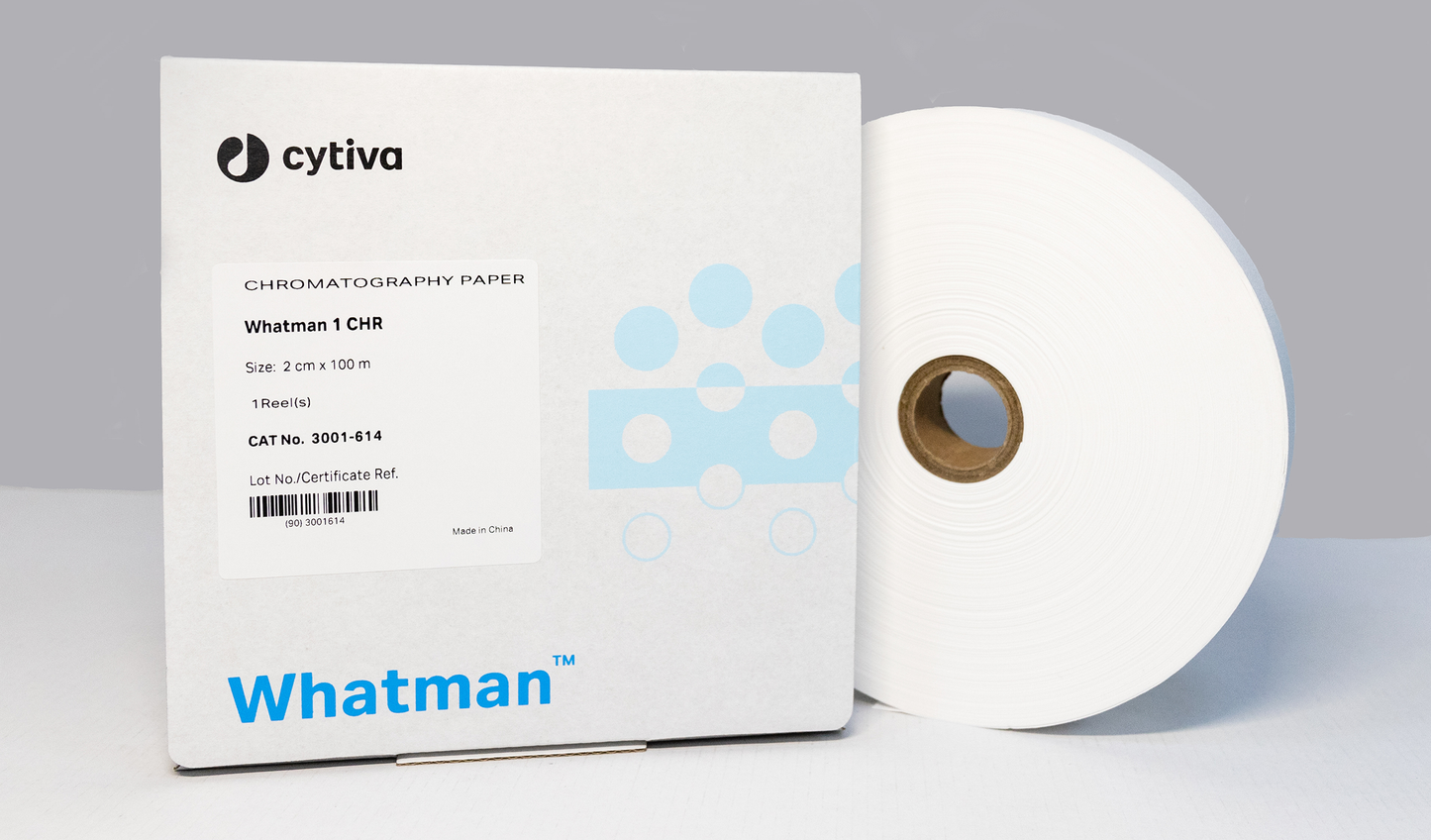 Whatman Grade 1 Chr Cellulose Chromatography Paper, roll, 2.0 cm x 100 m