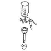 Support Base, 47 mm, Fritted