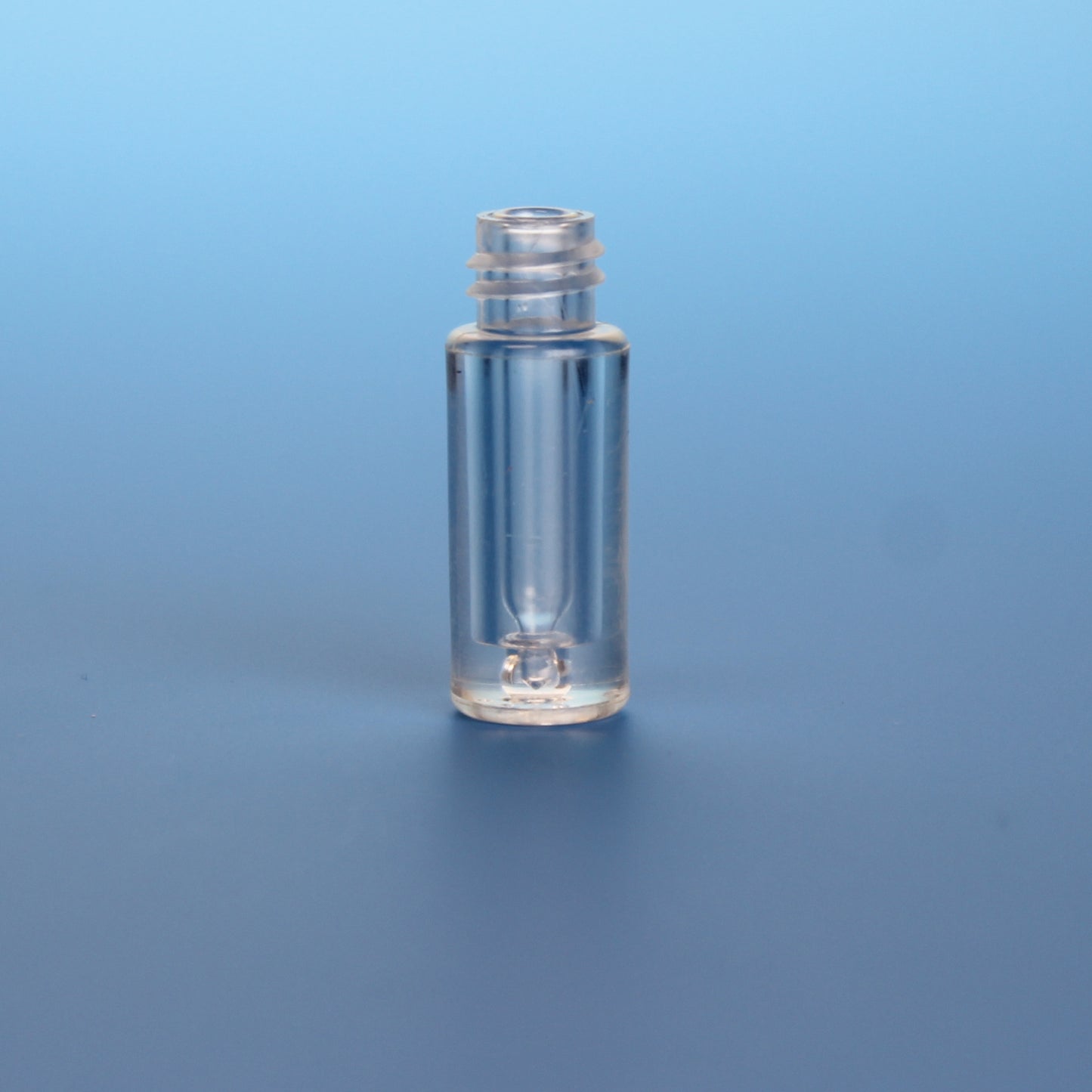 Vial, Screw Thread, 100 µL, 12 x 32 mm, Glass Insert, Clear Plastic Outside, 8-425 Thread