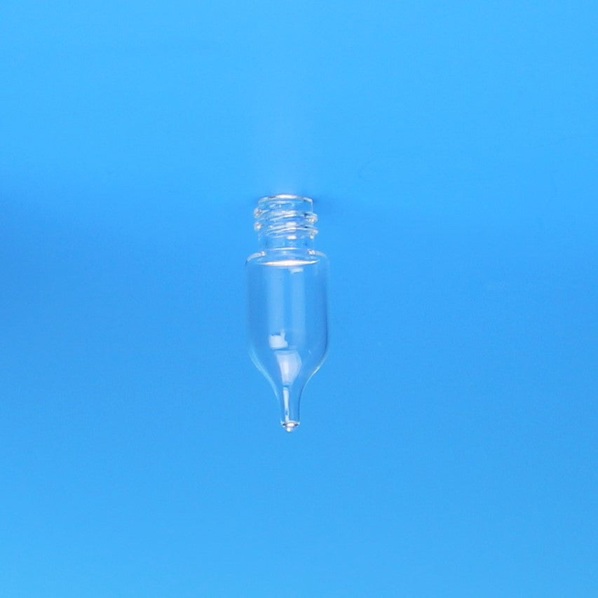 Vial, Screw Thread, 1.1 mL, 12 x 32 mm, Tapered Bottom, Clear Glass, 8-425 Thread, 10 Pkgs. Of 100 (Case Of 1000)