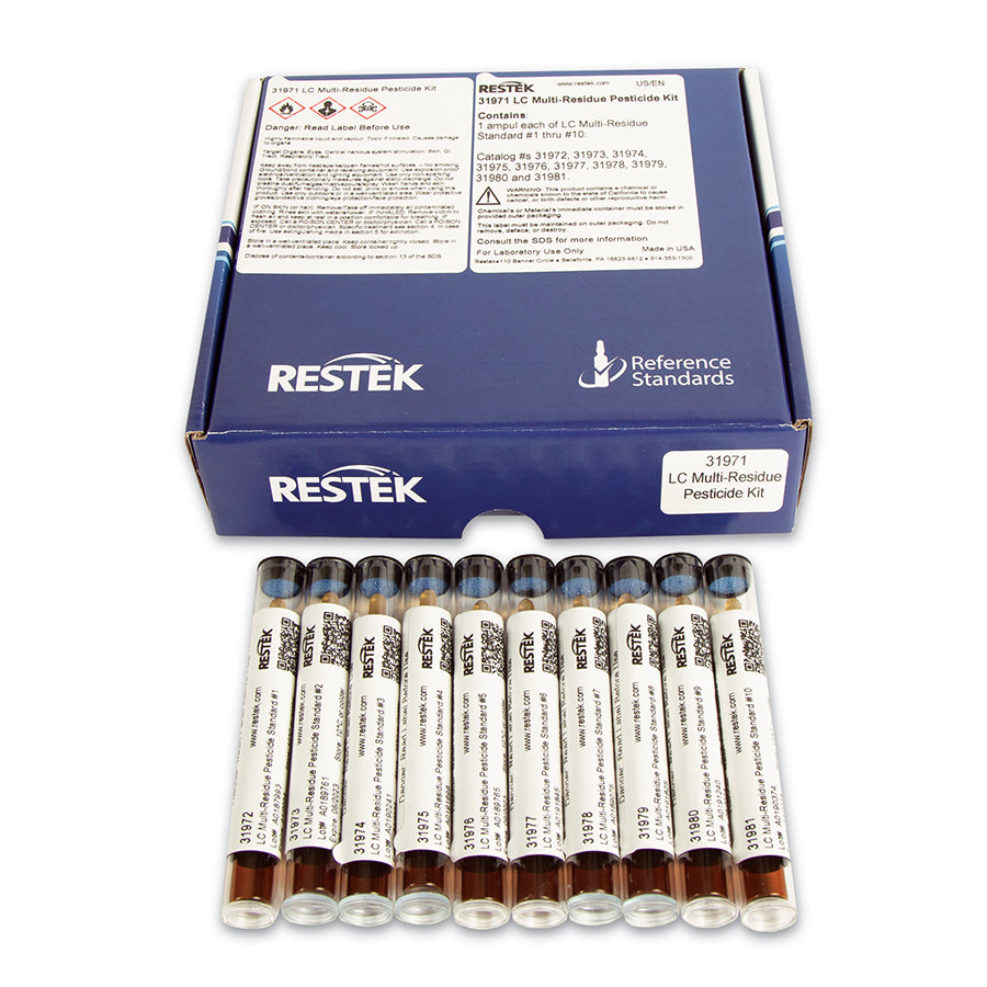 *LC Multi-Residue Pesticide Kit, Includes 10 Mixes Of , Containing A Total Of 204 Compounds