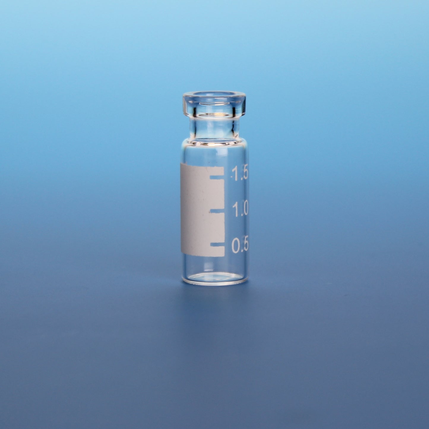 Vial, CHROMSPEC, Crimp Top, 2 mL, 12 x 32 mm, Wide ID, Clear Glass, with Write-On Patch