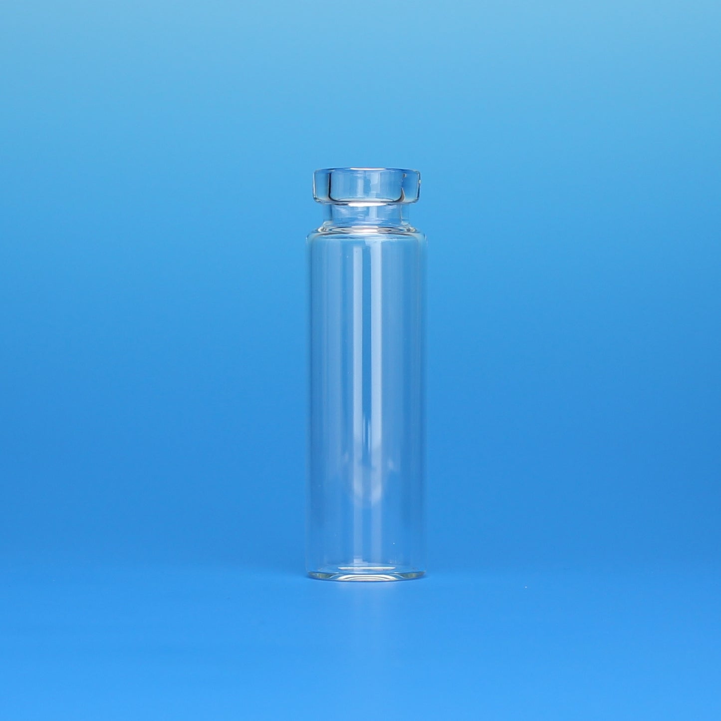 Vial, SPME, 20mL, 23X75mm Round Bottom, Clear Glass, 20mm Flat Top Crimp, Thicker Lip Finish, 10 Pkgs. Of 100 (Case Of 1000)