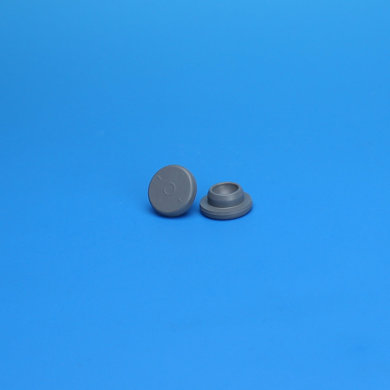 20mm Gray Chlorobutyl Straight Wall Stopper