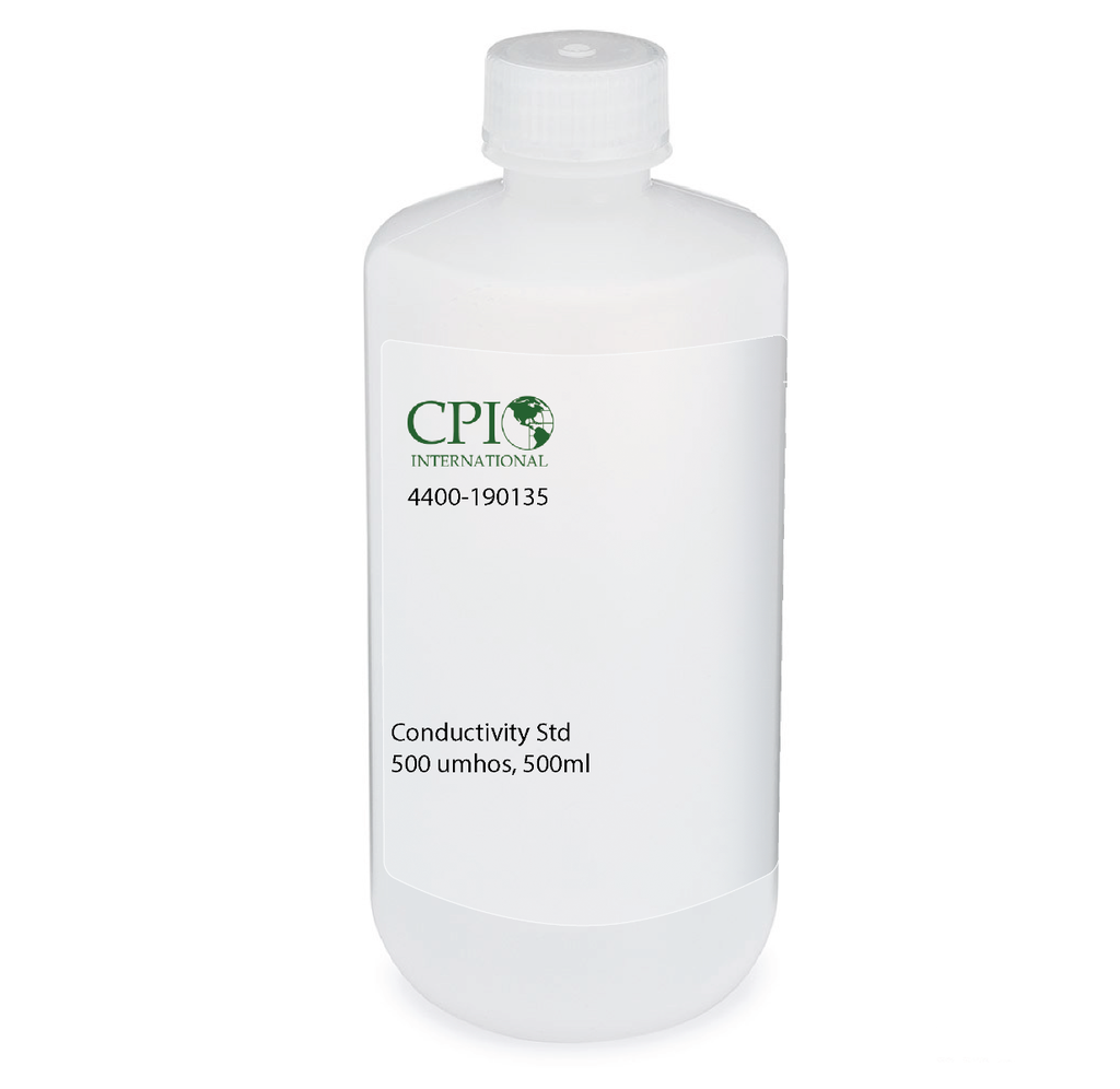 *Conductivity Standard 500 µS/cm, 500 mL, Minimum Order Quantity of 3