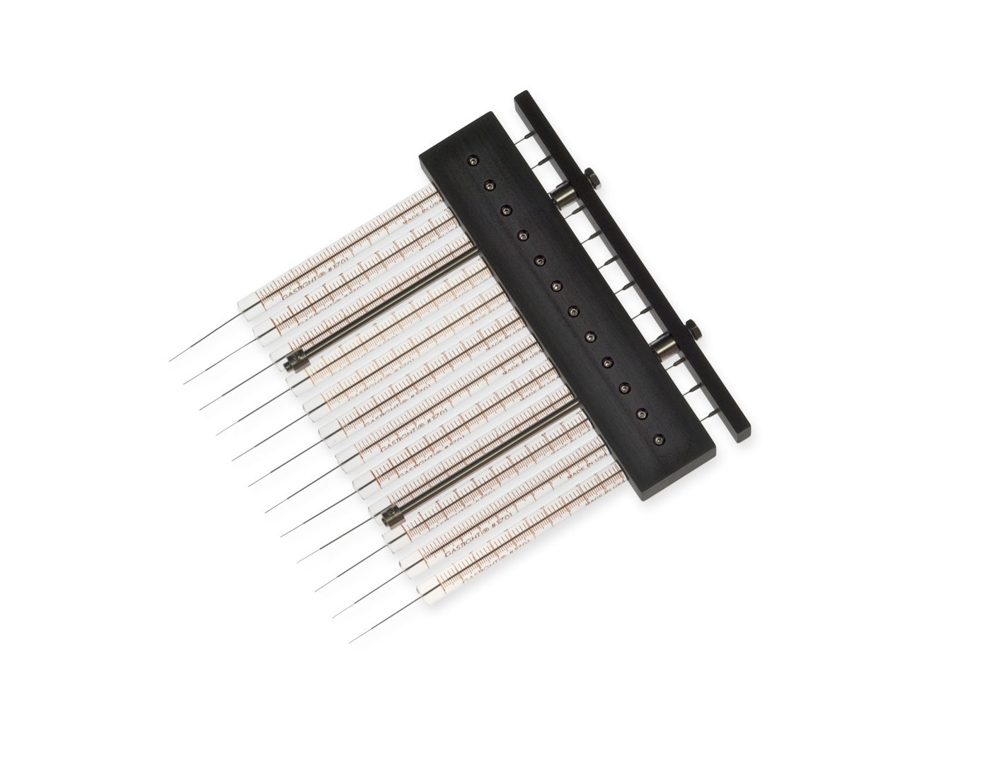 10 µL, Model 1701 N 12CH Gel Loading Syringe, Cemented Needle, 0.3 mm, 1 in, Point Style 3