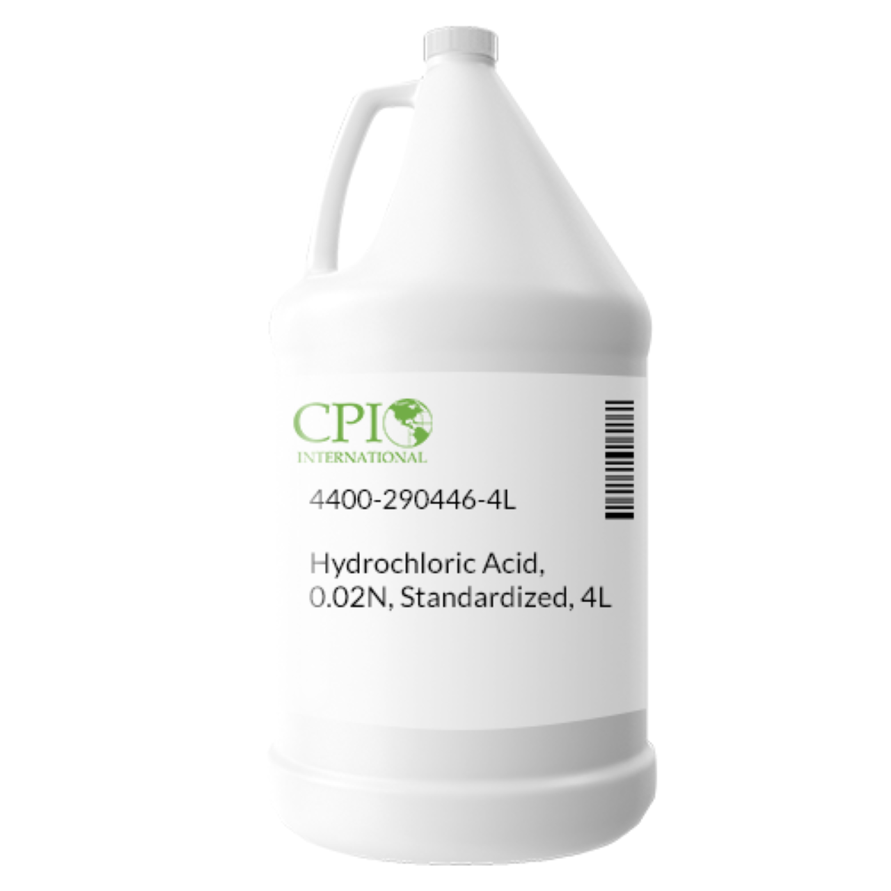 *Hydrochloric Acid, 0.02N, Standardized, 4 L