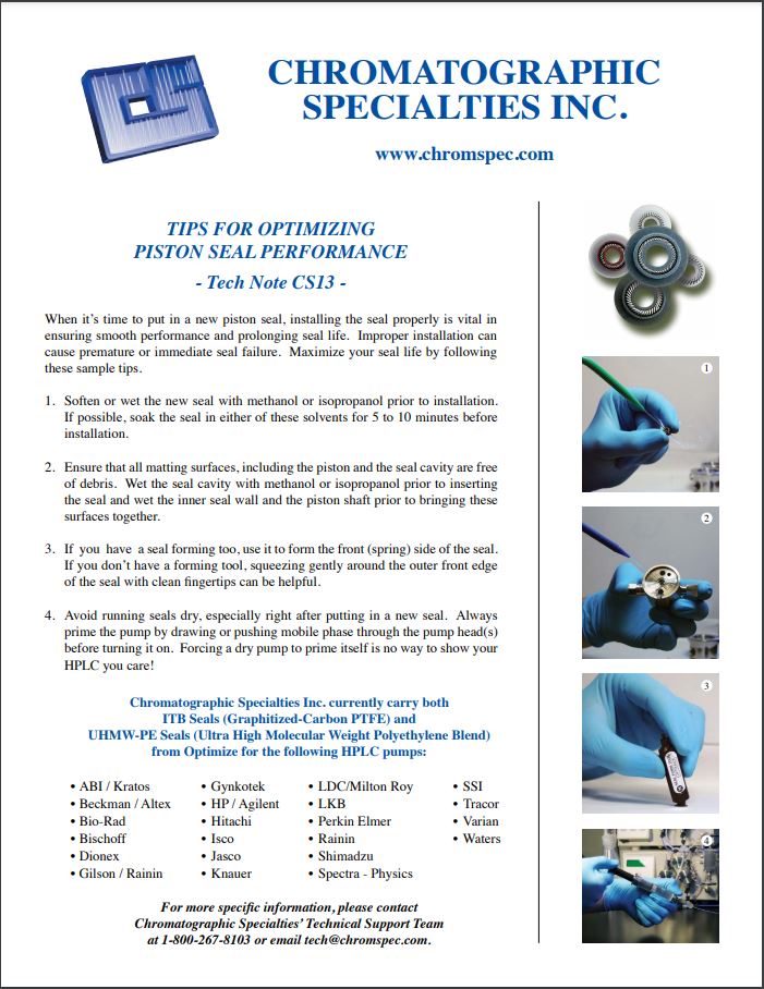 Tips for Optimizing Piston Seal Performance