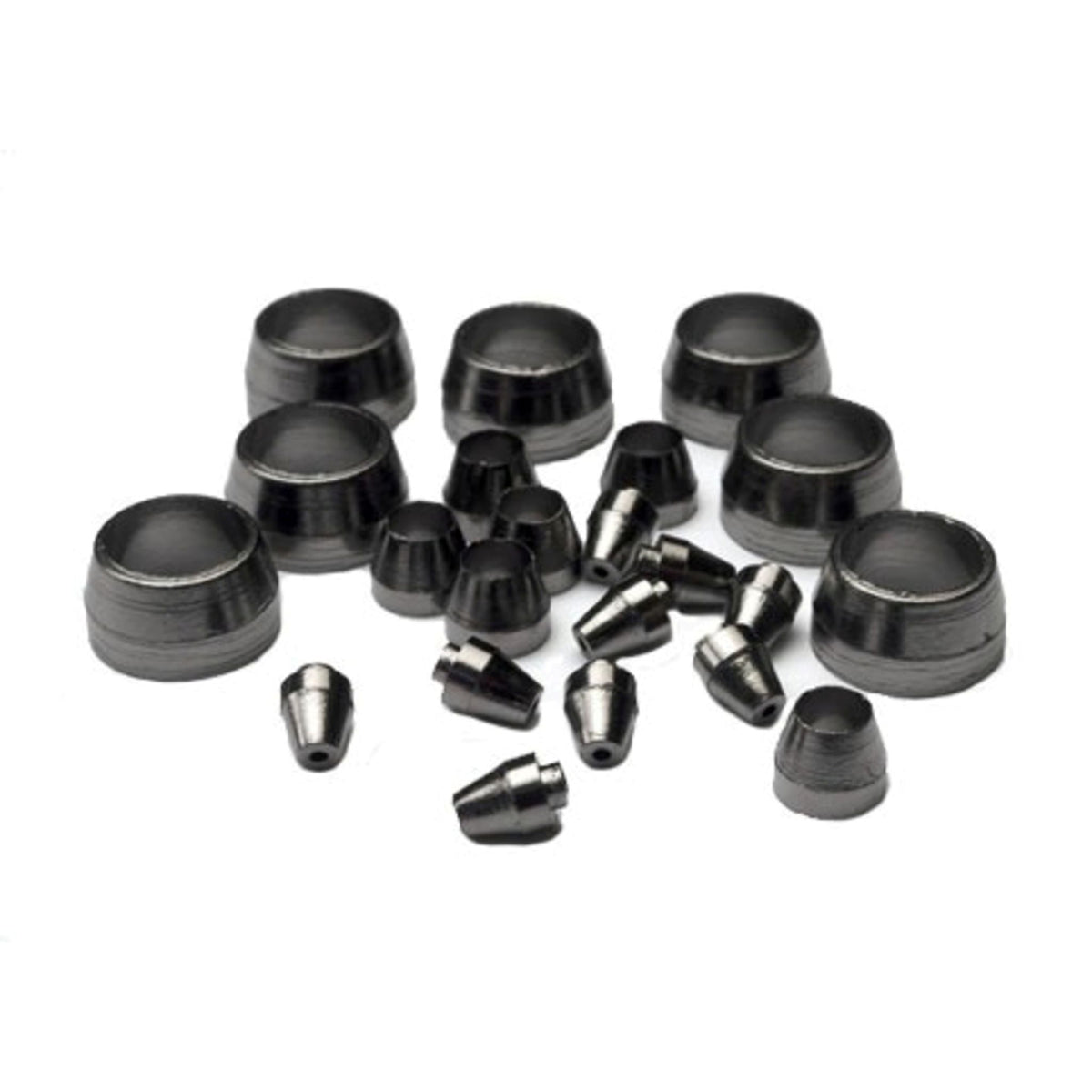 Ferrule, CHROMSPEC, 1/2", Graphite, 10/pk