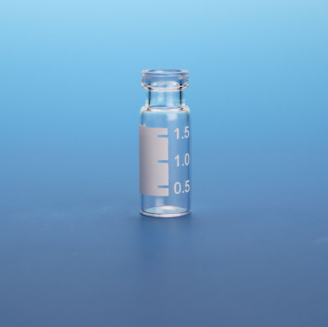 Vial, CHROMSPEC, Snap Seal, 2 mL, 12 x 32 mm, Clear Glass, with Graduated Write-On Patch