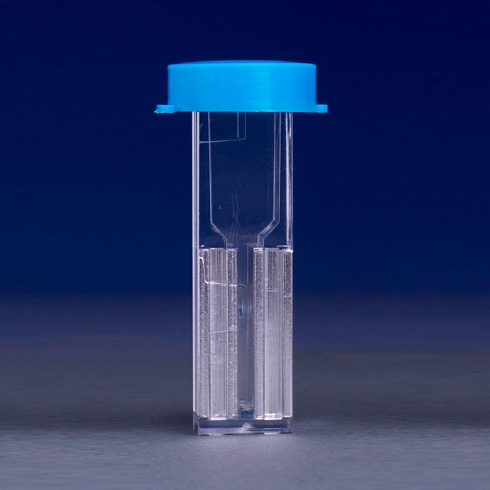 Electroporation Cuvette, 0.2 cm Gap Width, Blue Cap, Individually Wrapped, Sterile, 50/Bag