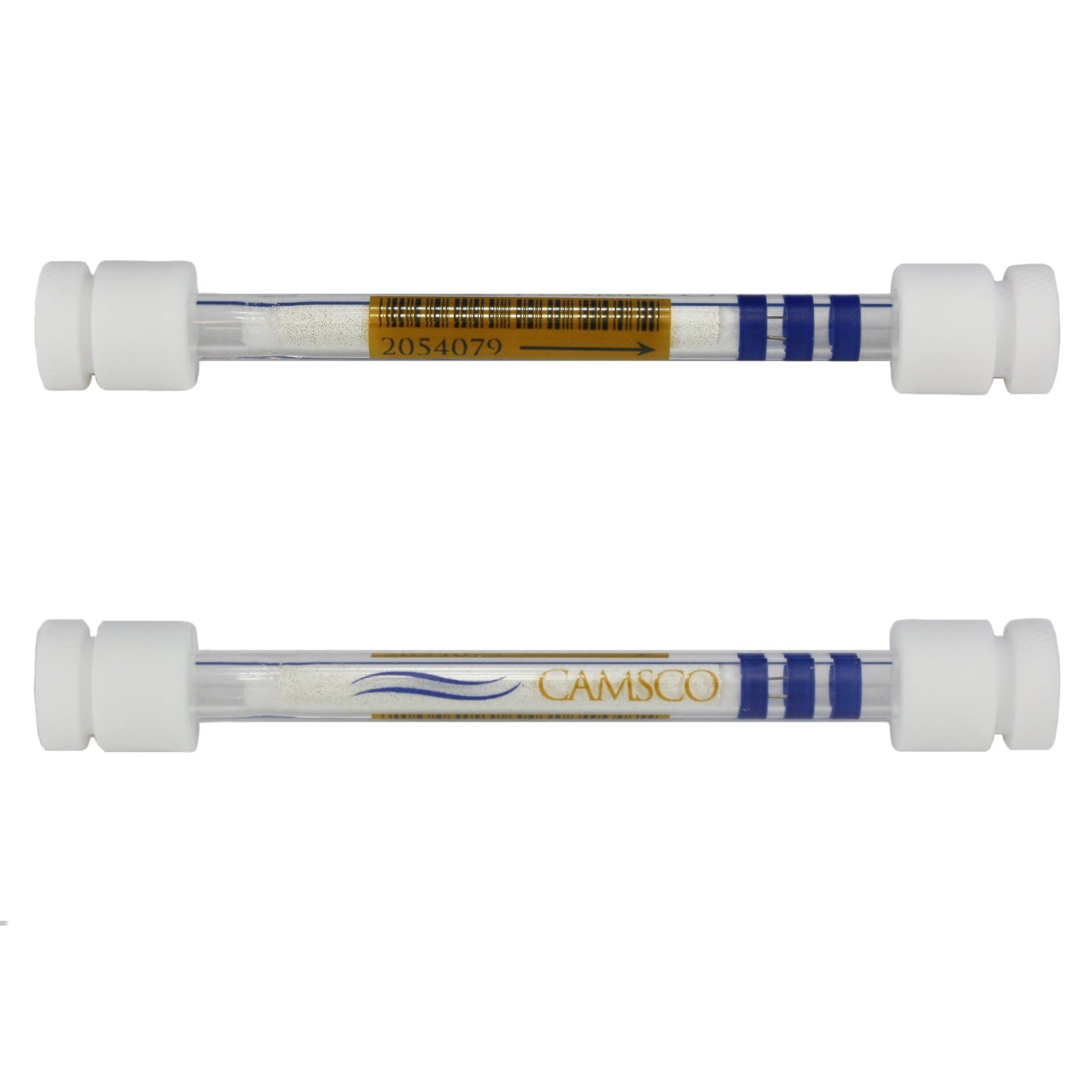 1/4" x 3.5" Glass Tube, Tenax TA 60/80, Unconditioned, PTFE Analytical Cap, For Perkin Elmer, Markes & Shimadzu, Minimum Order Quantity of 10