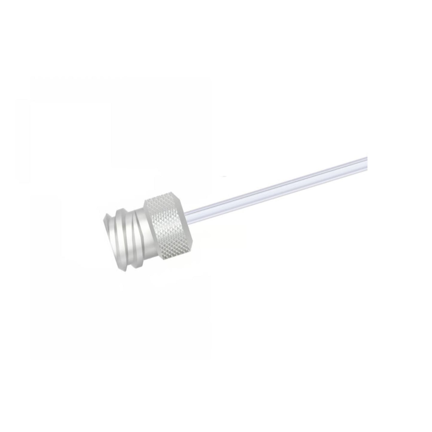 Female Luer Lock PTFE Assembly, 24 Gauge, 12" with 1 Hub, KF24TF